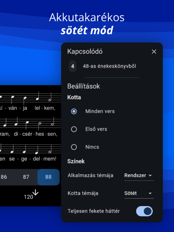 Tangkapan skrin Református Énekeskönyv (21/48) iPad 