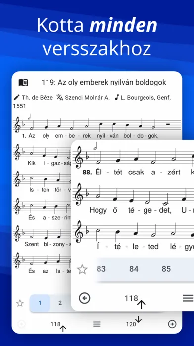 Ảnh chụp màn hình của Református Énekeskönyv (21/48)