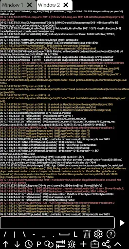 Capturas de tela do ADB Shell - Debug Toolbox
