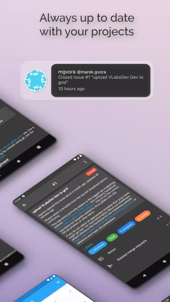 Git+ Screenshots