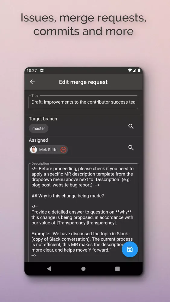 Git+ Screenshots