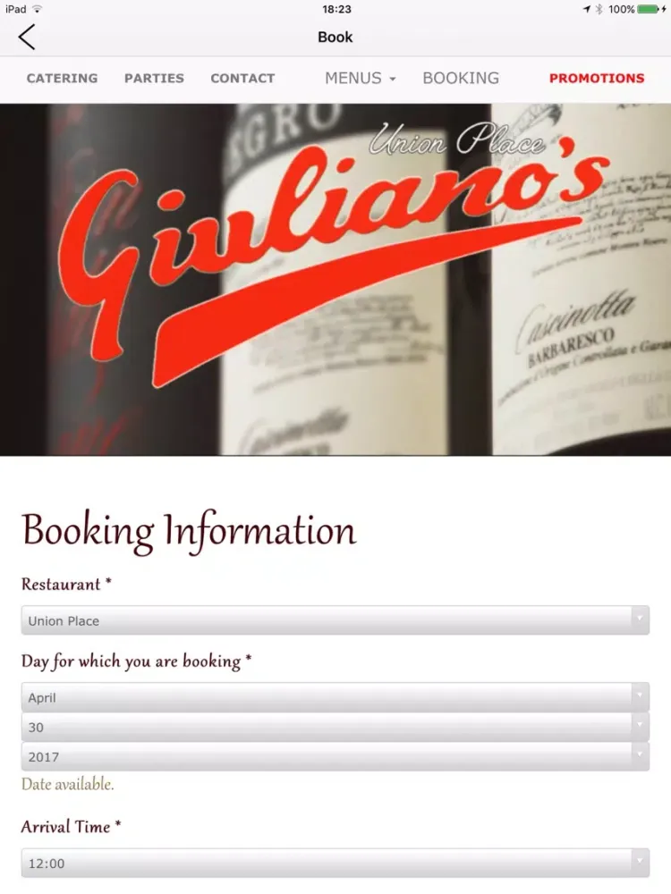 Giulianos iPad  Screenshots