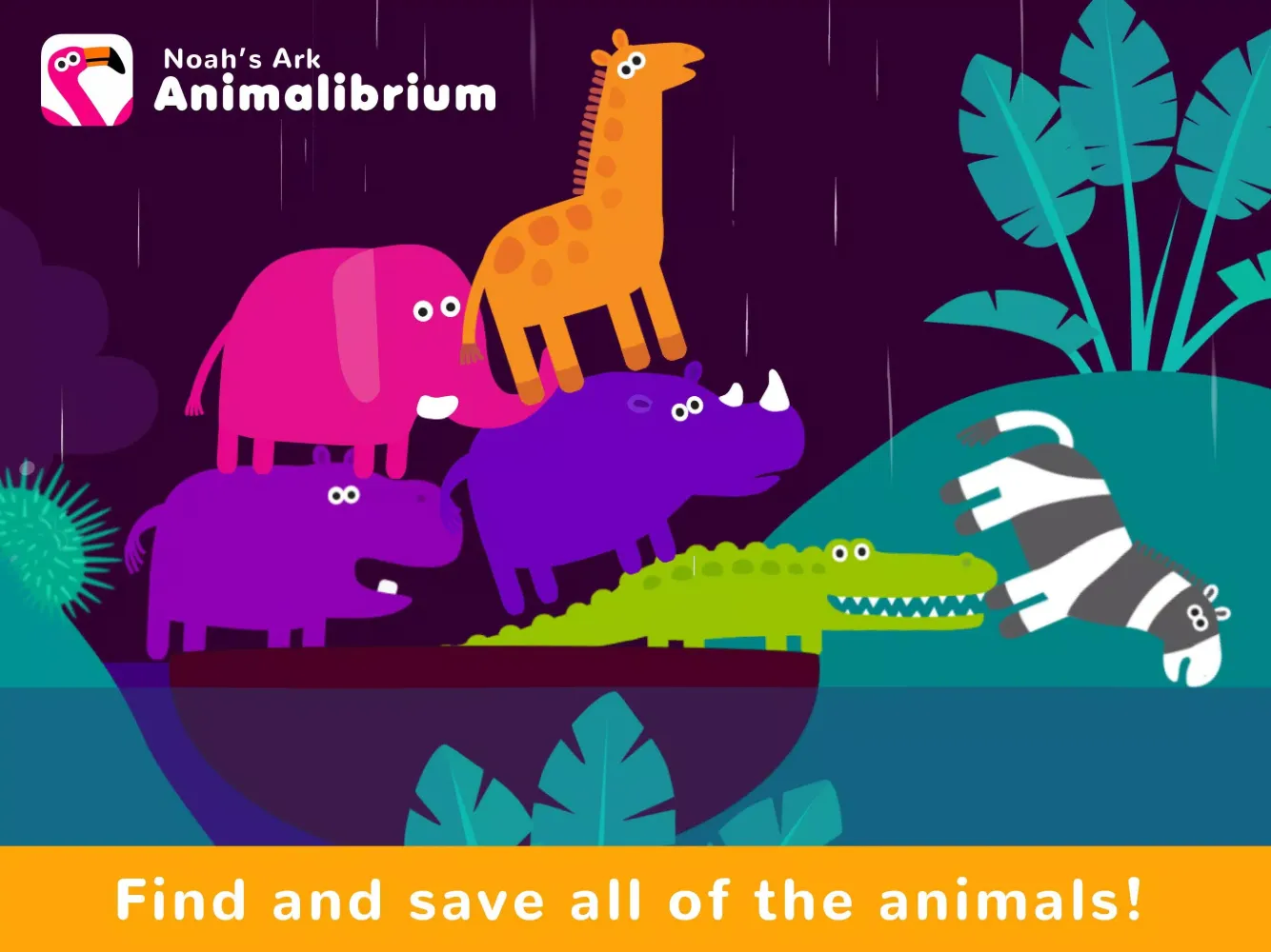 Kids Animal Ark: Zoo Games سکرین شاٹس
