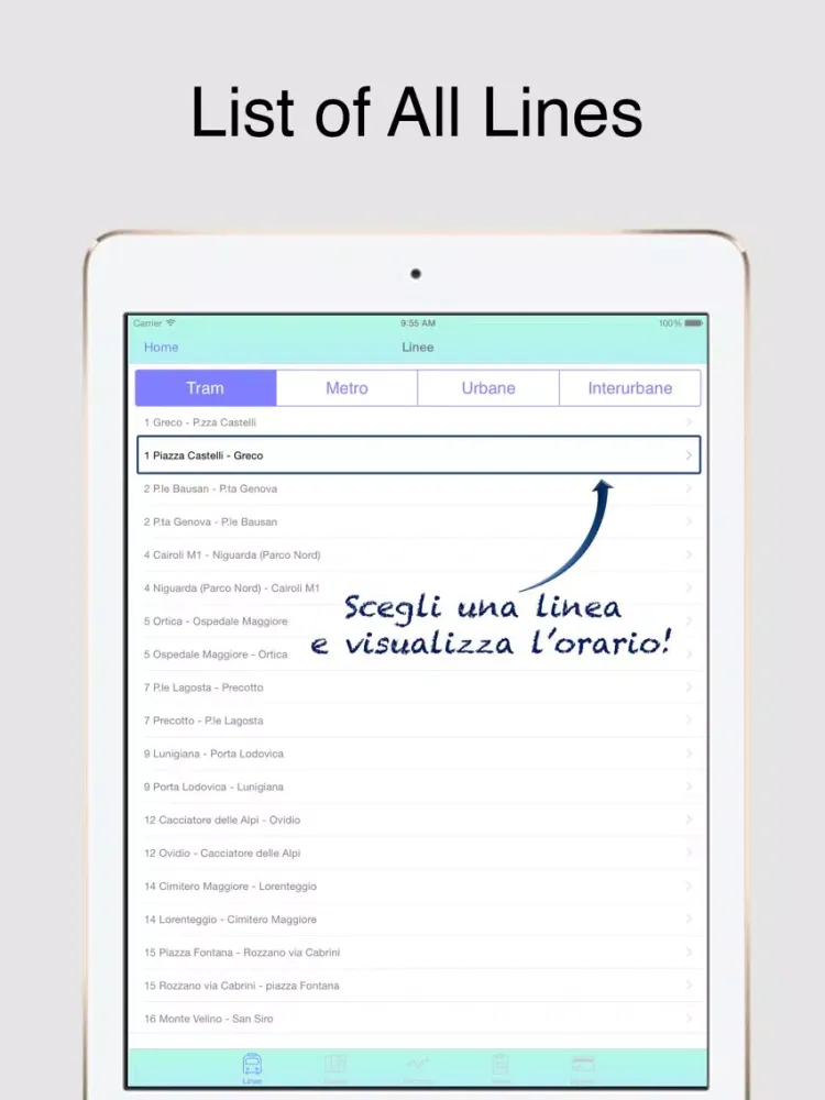Capturas de pantalla de Bus Italy iPad 