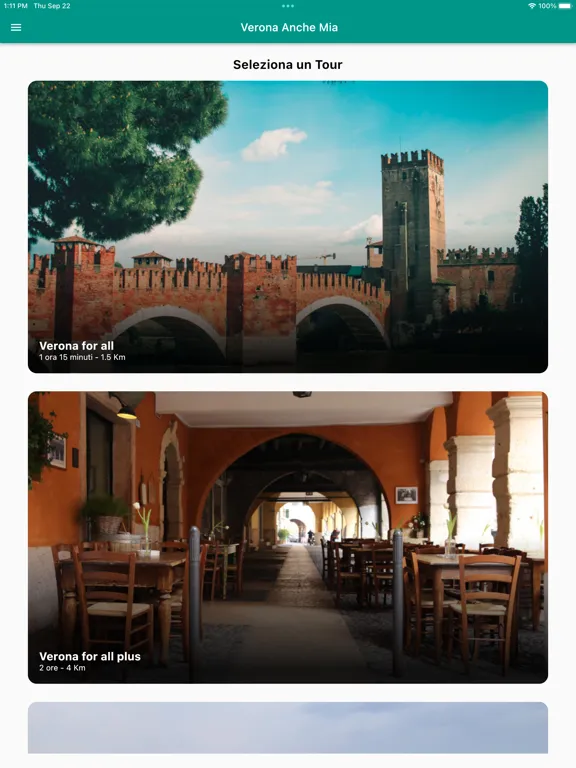 ภาพหน้าจอของ Verona Anche Mia iPad 