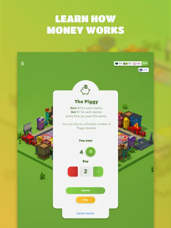 Give-Get Financial Board Game iPad 应用截图