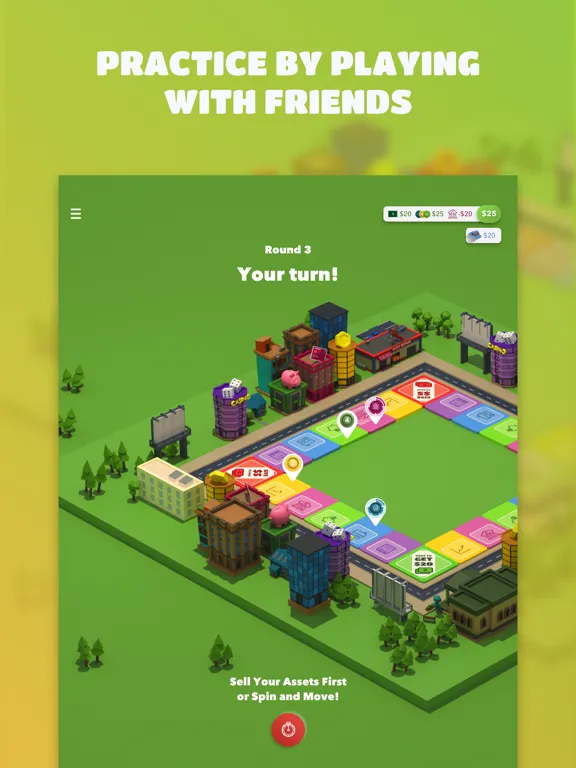 Give-Get Financial Board Game iPad 应用截图