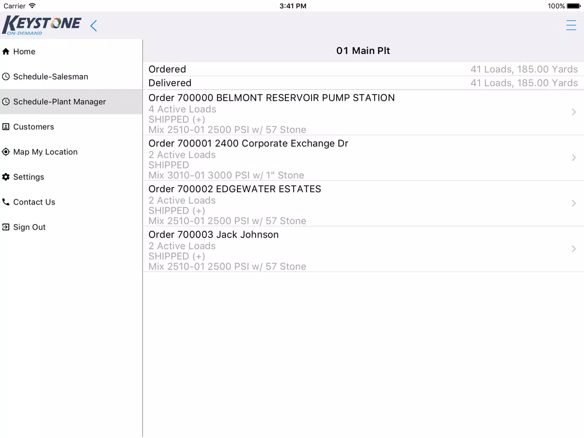 Скриншоты Keystone On-Demand iPad 
