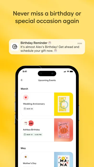 Zrzuty ekranu Givingli - Gifting & Events