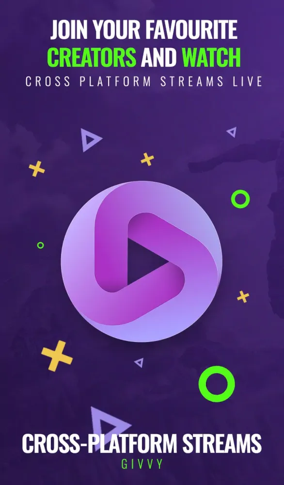 Screenshot di Cross-Platform streams - Givvy