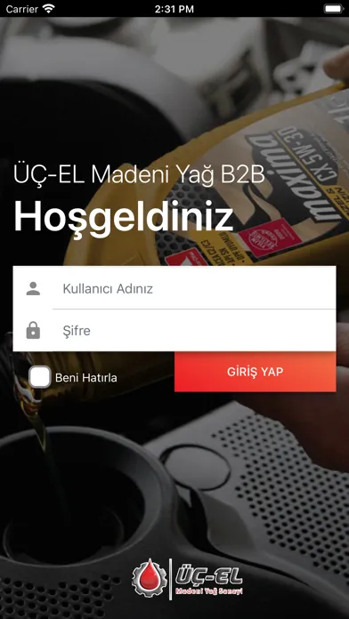 Tangkapan skrin ÜÇEL Bayi Portalı