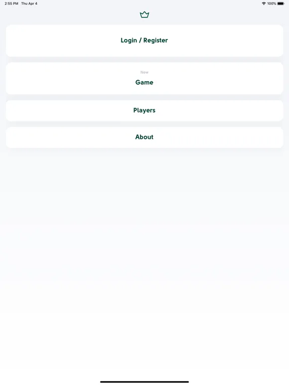 Ảnh chụp màn hình của King Scoreboard iPad 