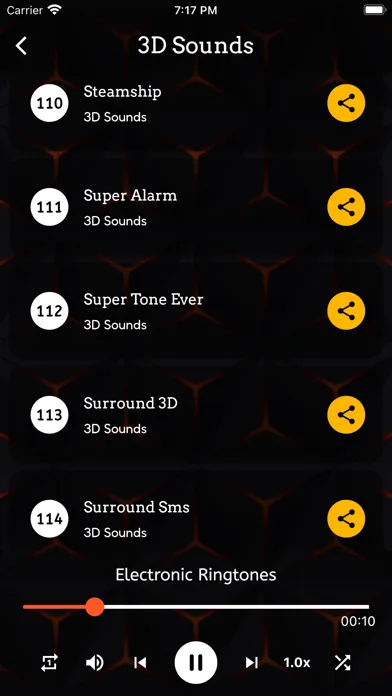 Tangkapan layar 3D Sounds