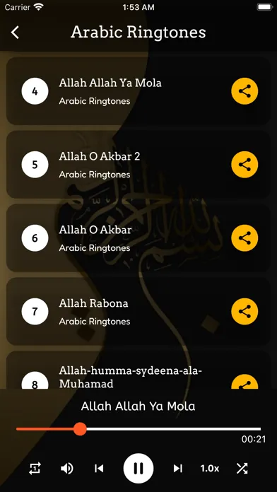 Arabic Ringtones سکرین شاٹس