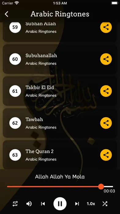 Arabic Ringtones سکرین شاٹس