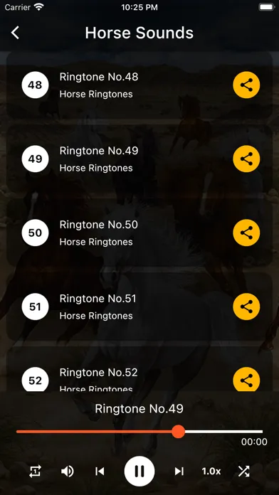 Horse Sounds Ringtones Ekran Görüntüleri