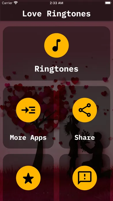 Zrzuty ekranu Love Ringtones