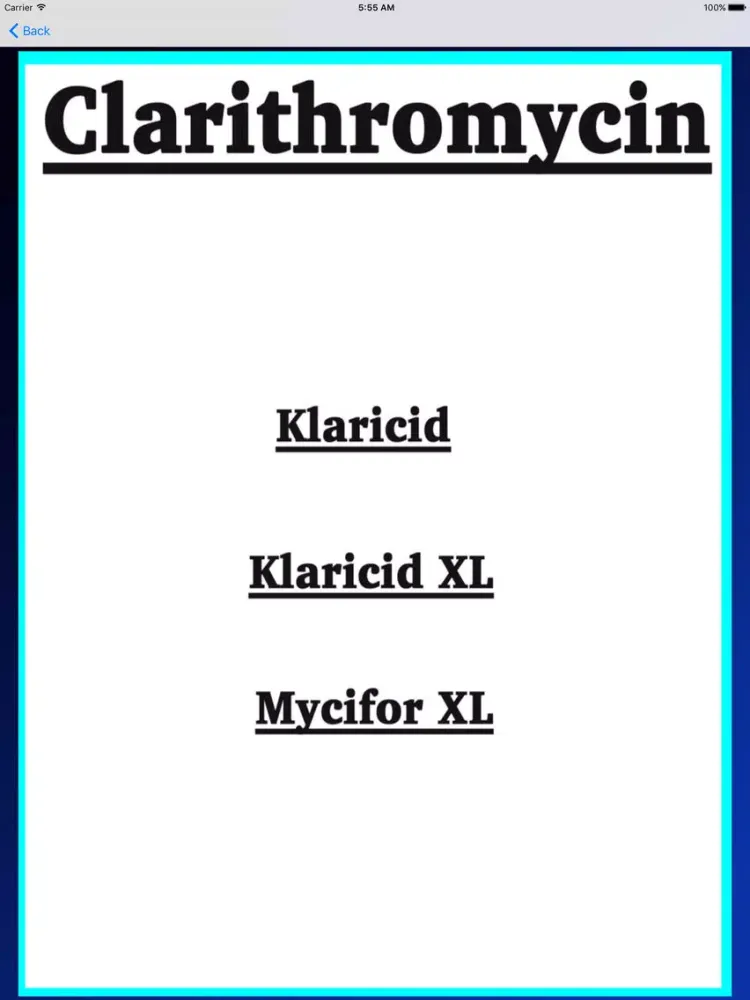 Zrzuty ekranu Common Drug Interactions in Pharmacy iPad 
