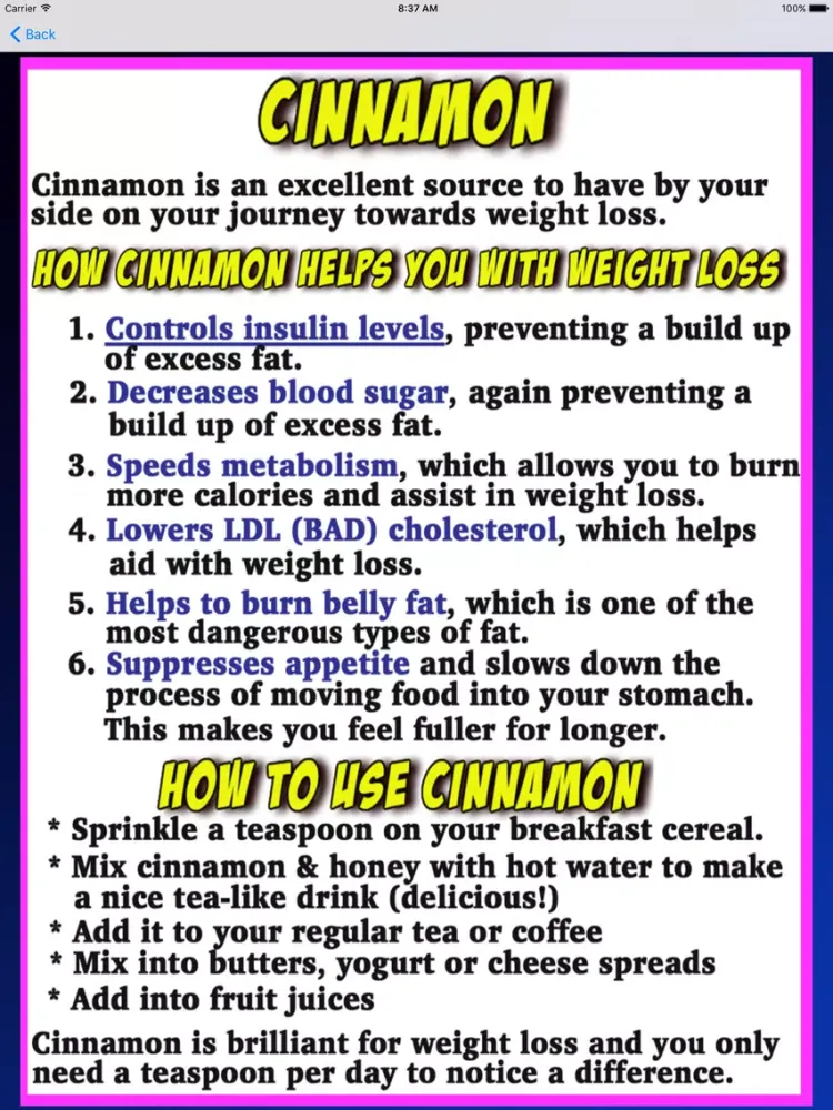 Captures d'écran de Lose Weight Fast Guaranteed iPad 