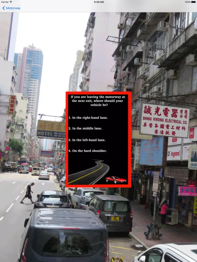 Theory Test For Learner Car Drivers & Road Signs iPad 应用截图