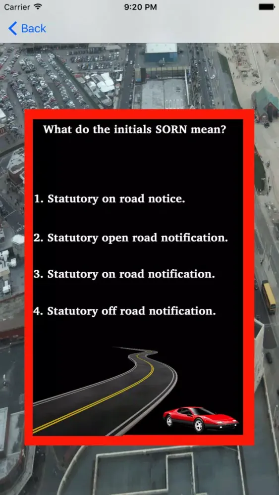 Theory Test For Learner Car Drivers & Road Signs应用截图