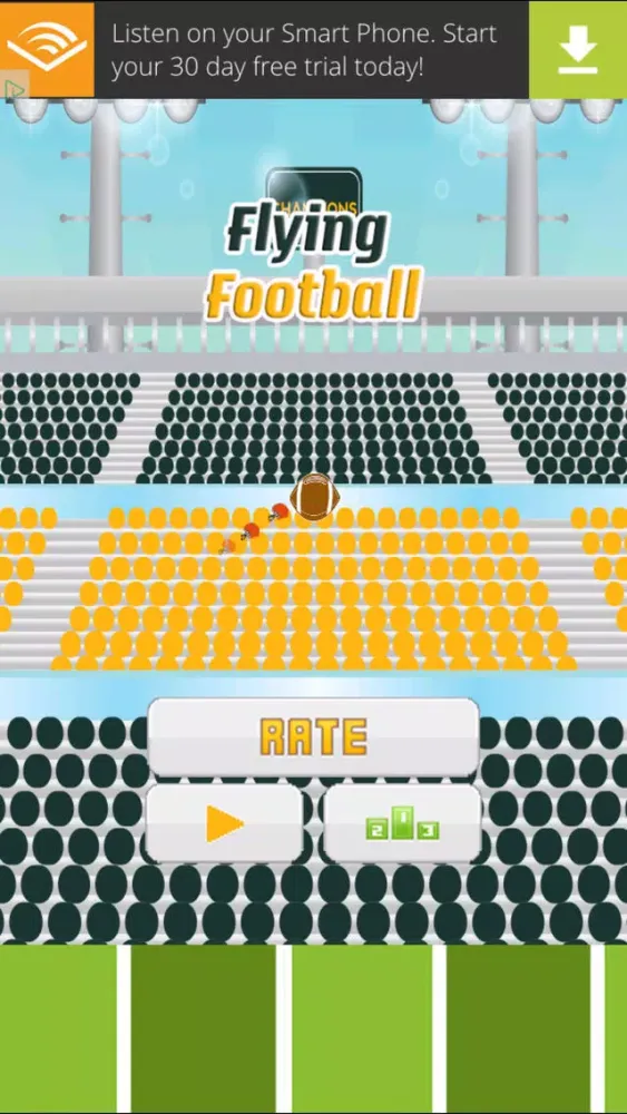 Captures d'écran de Flying Football Game a daring challenge of tapping skill and fun