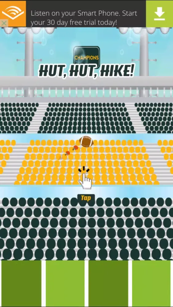Captures d'écran de Flying Football Game a daring challenge of tapping skill and fun