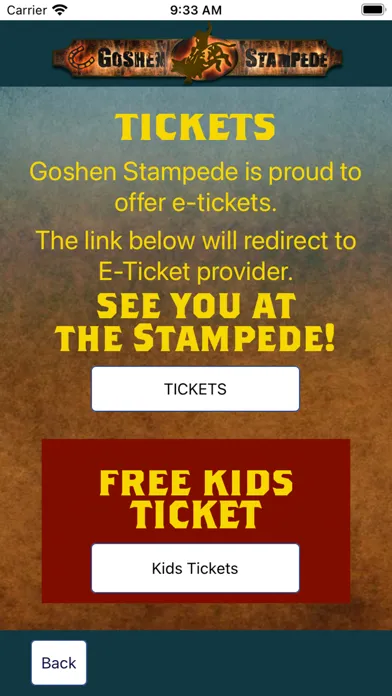 ภาพหน้าจอของ Goshen Stampede