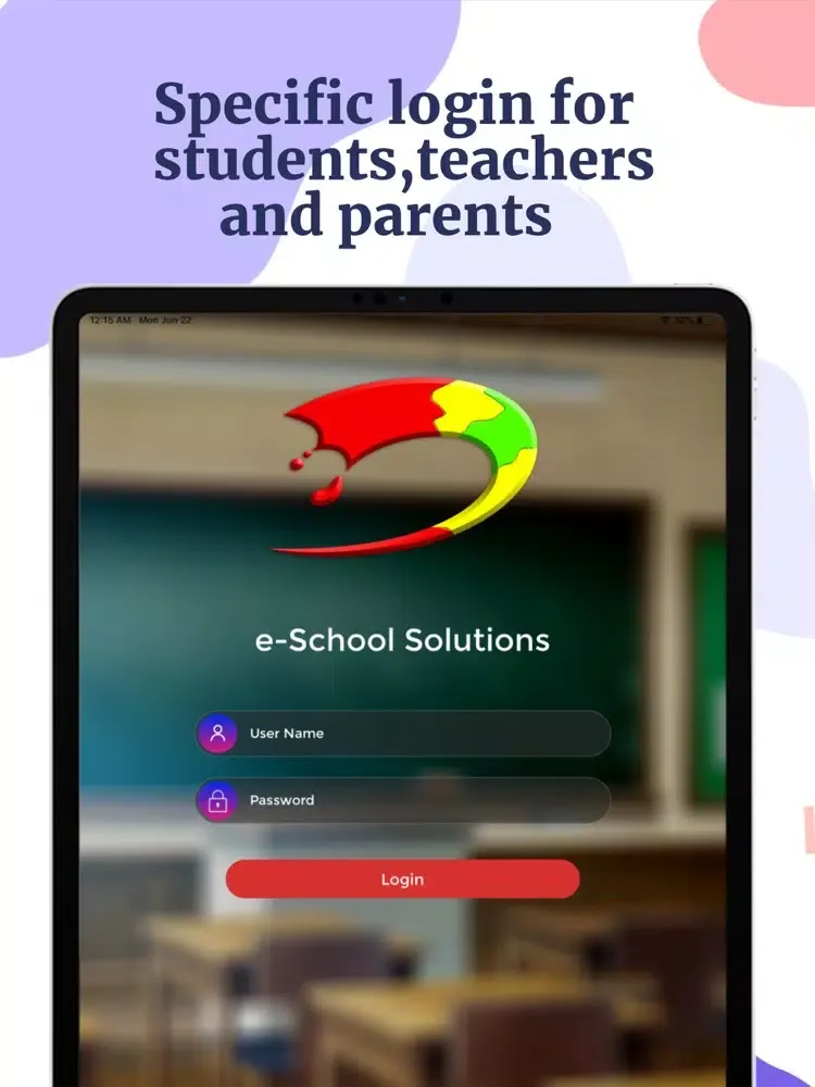 e- School Solution iPad  स्क्रीनशॉट