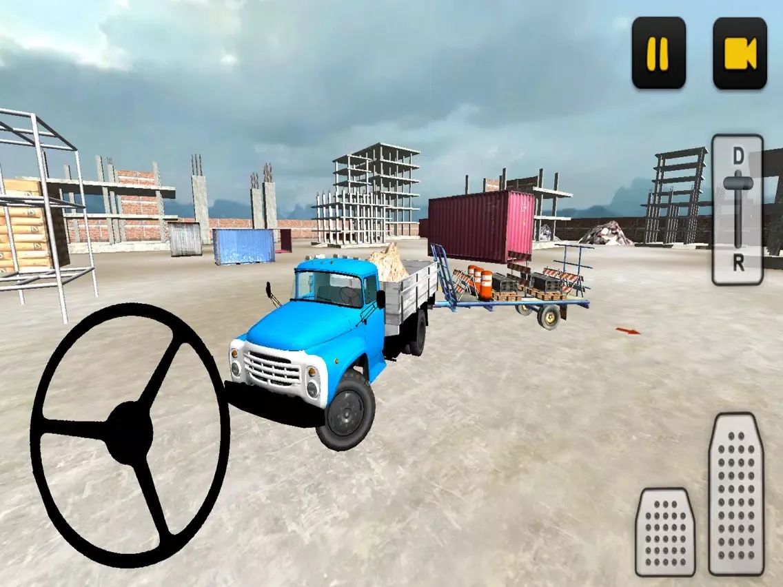 Construction 3D: Truck Driving iPad 应用截图