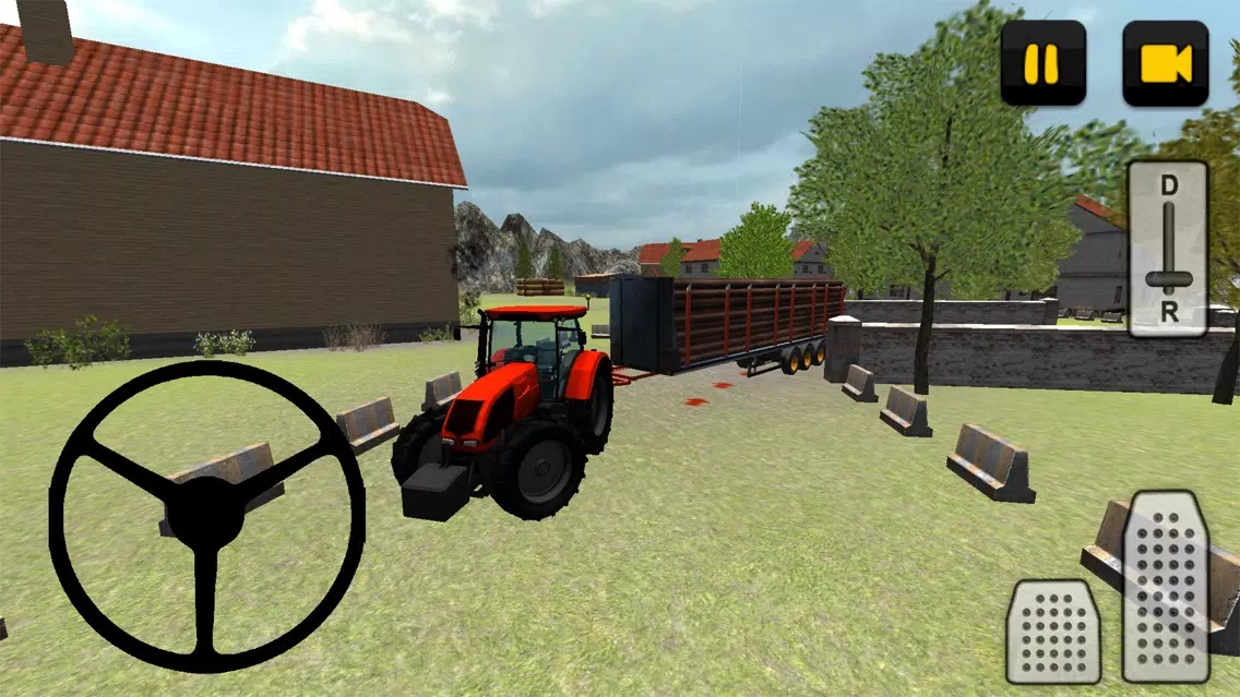 Capturas de tela do Tractor 3D: Log Transport