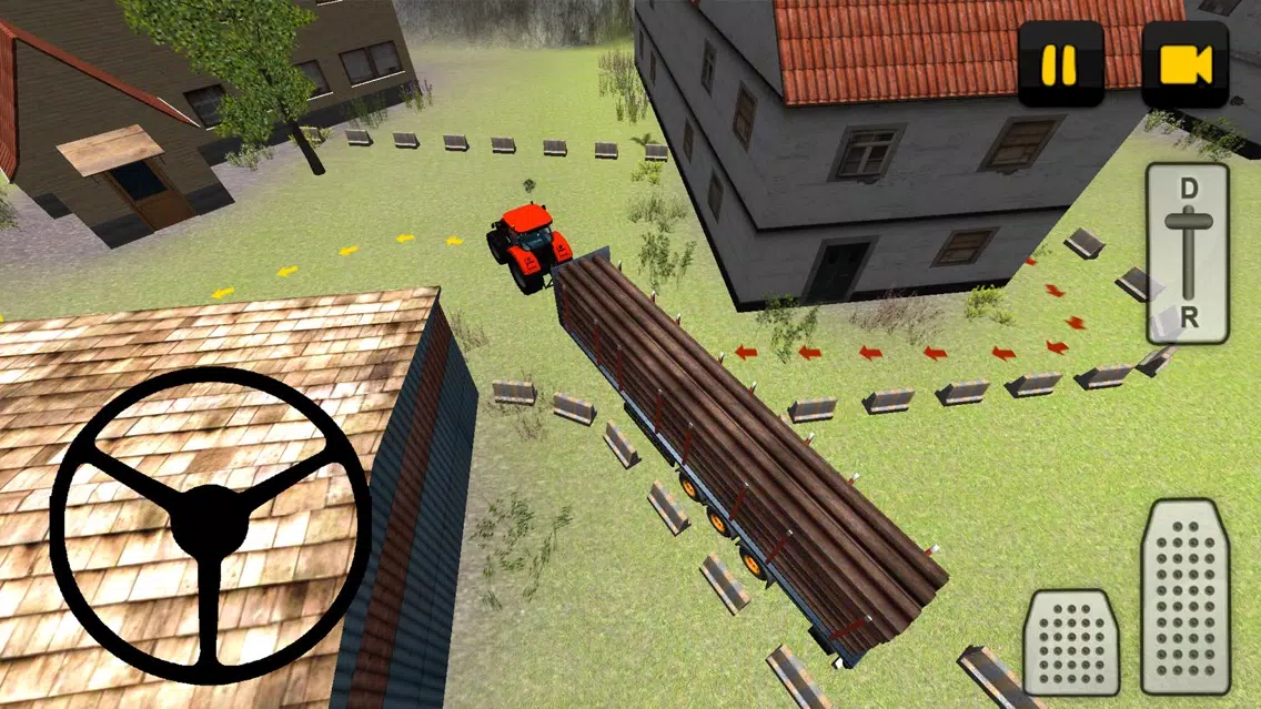 Capturas de tela do Tractor 3D: Log Transport