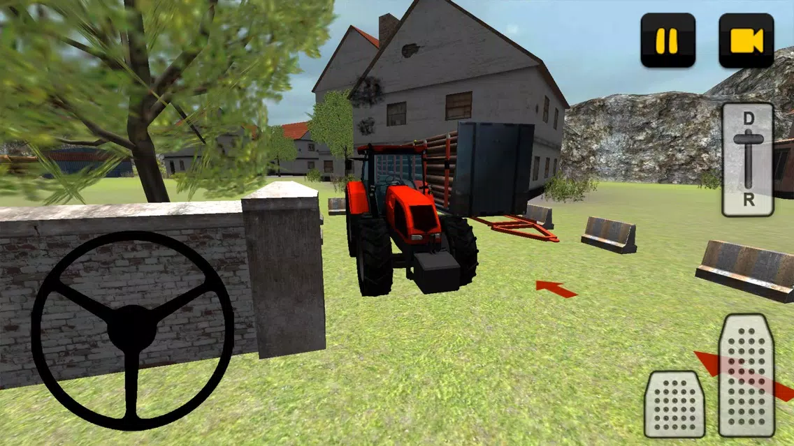 Capturas de tela do Tractor 3D: Log Transport