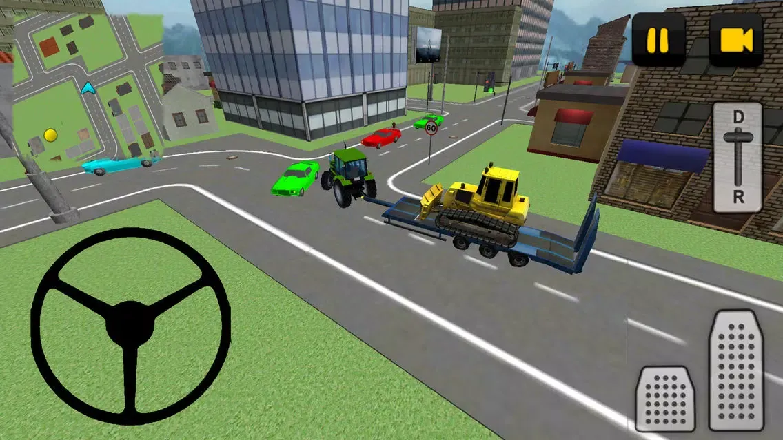 Tangkapan skrin Tractor Driver 3D: City