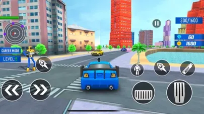 Tangkapan skrin Rope Hero Game spider 3d