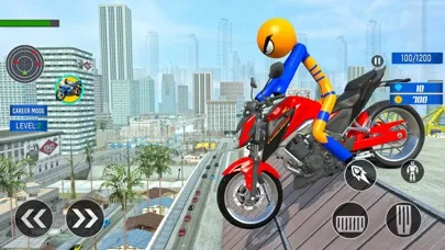 Tangkapan skrin Rope Hero Game spider 3d