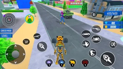 Tangkapan skrin Rope Hero Game spider 3d