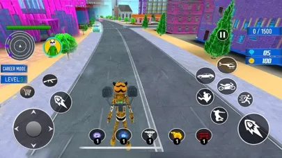 Tangkapan skrin Rope Hero Game spider 3d