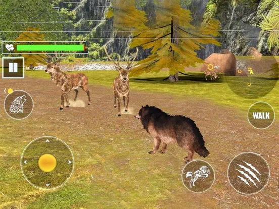 Capturas de pantalla de Animal Hunter : Wolf Survival iPad 