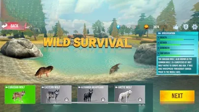 Capturas de pantalla de Animal Hunter : Wolf Survival