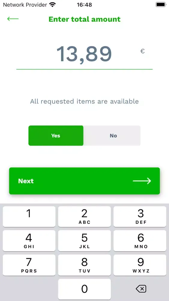 Ảnh chụp màn hình của GetMyGooods for Retailers