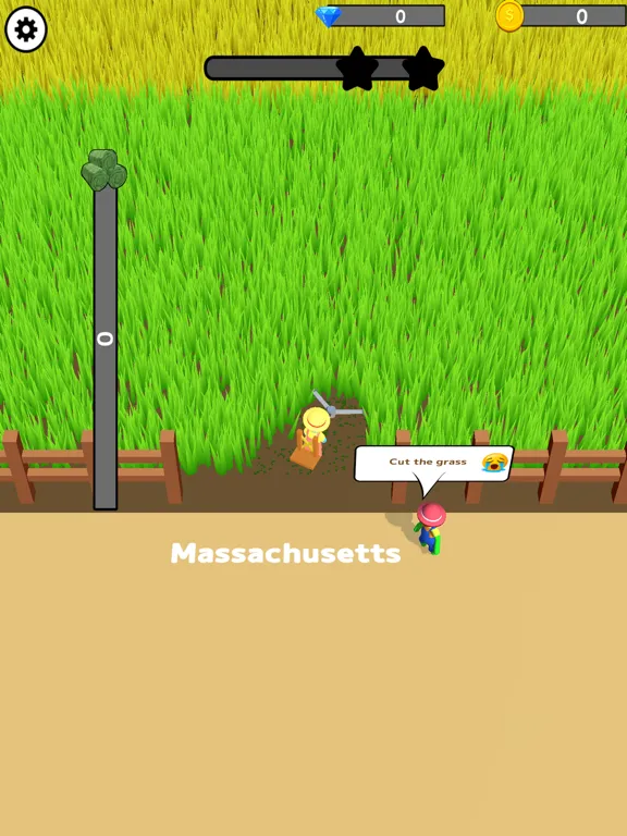 Capturas de tela do Mowing Master iPad 