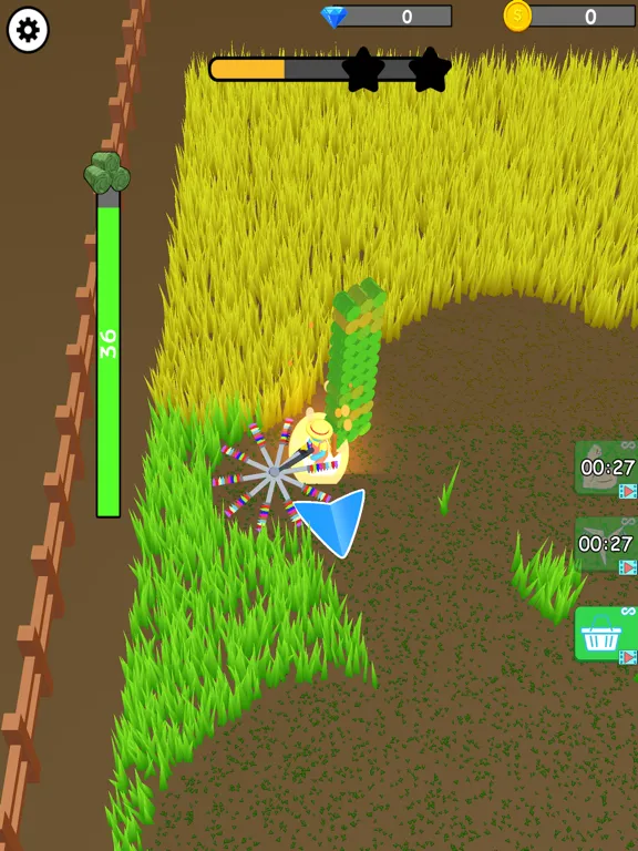Capturas de tela do Mowing Master iPad 