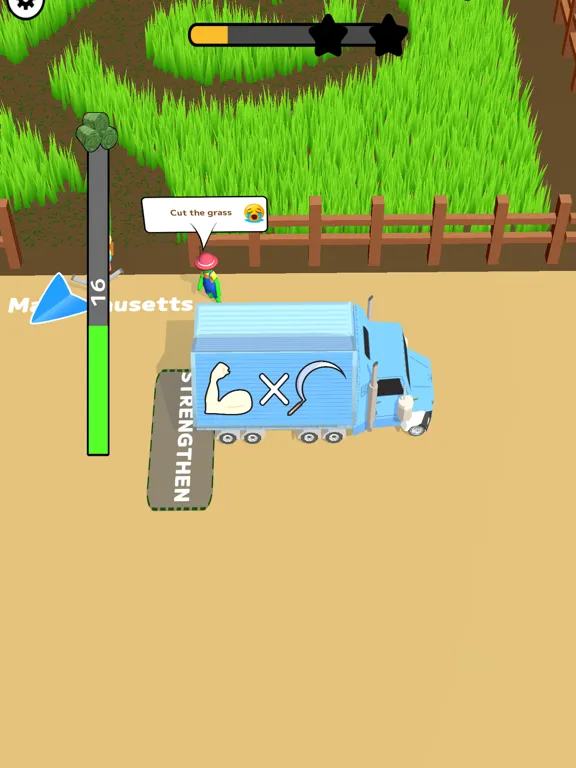 Capturas de tela do Mowing Master iPad 