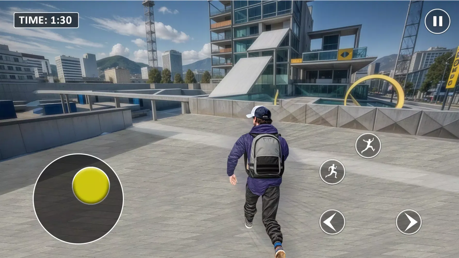 ภาพหน้าจอของ Go Up Rooftop Run Parkour Game