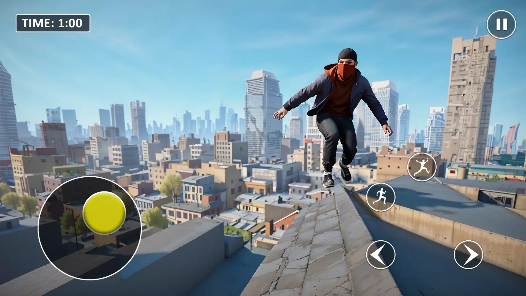 ภาพหน้าจอของ Go Up Rooftop Run Parkour Game
