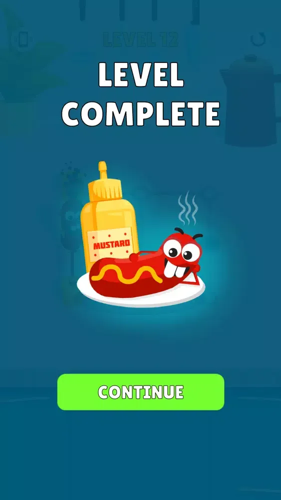 Capturas de tela do Sausage Tangle