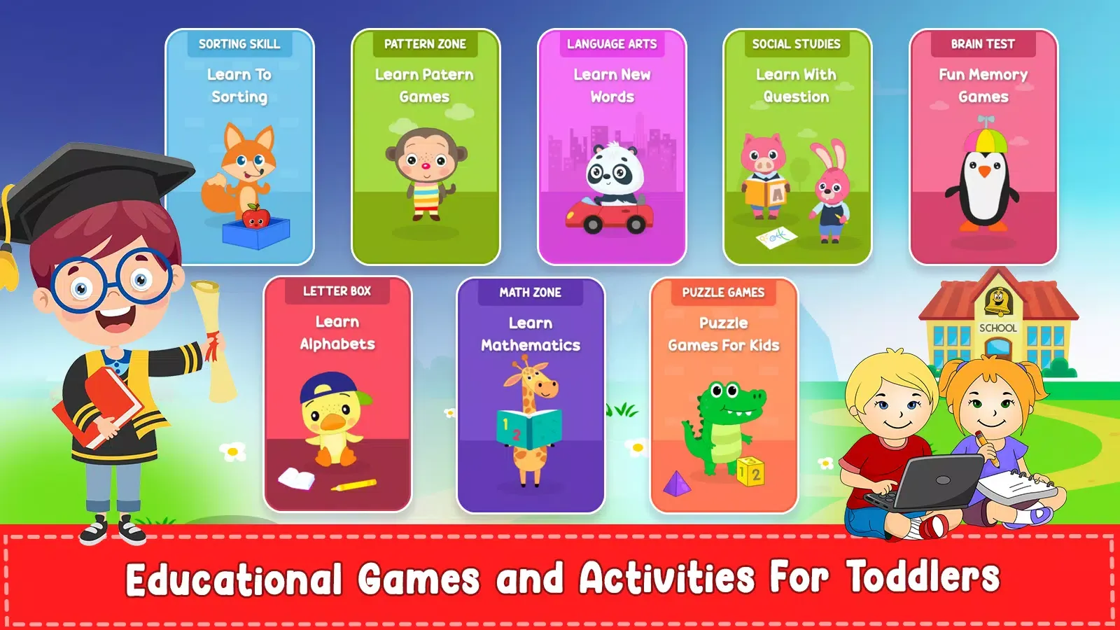 Ảnh chụp màn hình của Educational Fun Games for Kids