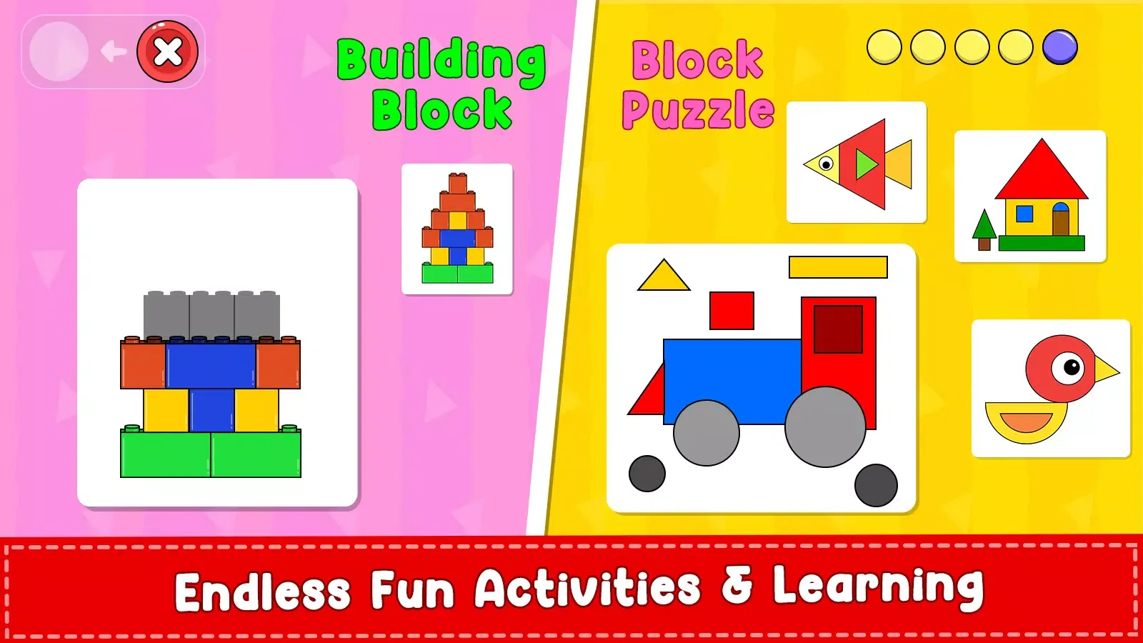 Ảnh chụp màn hình của Educational Fun Games for Kids