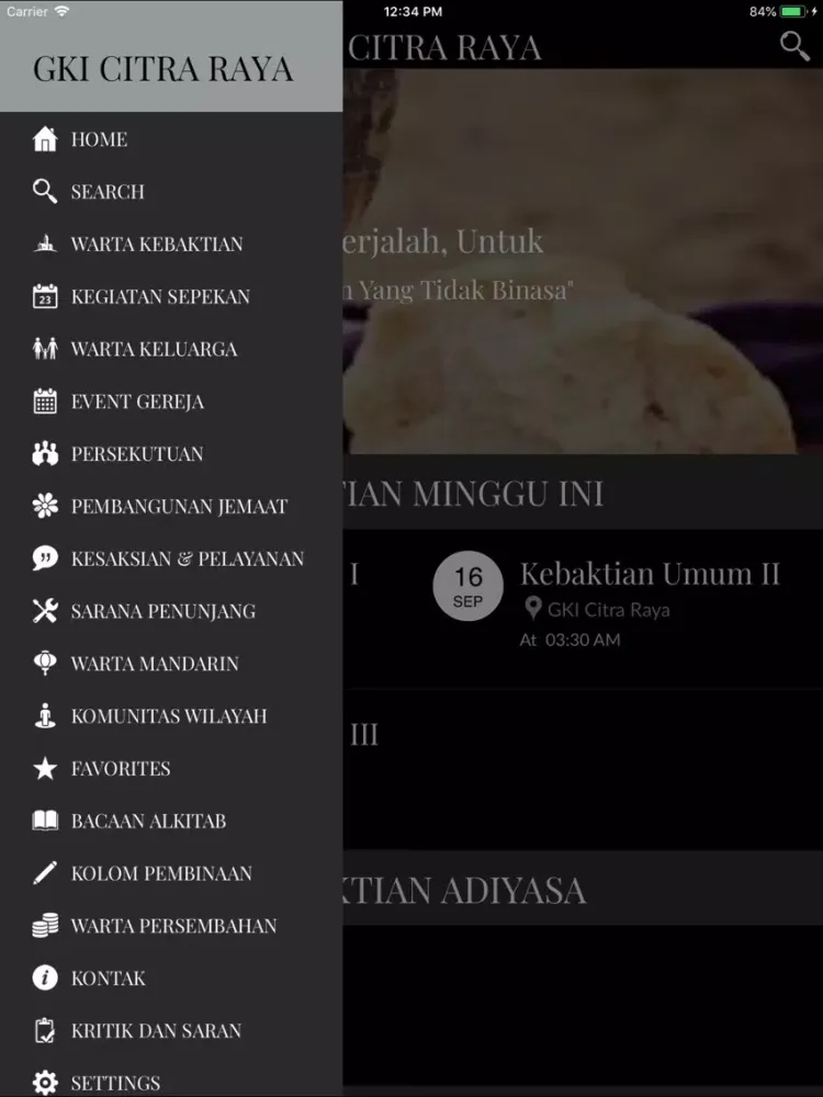GKI Citra Raya iPad  스크린샷